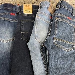 4pair size 10 boys jeans. See description